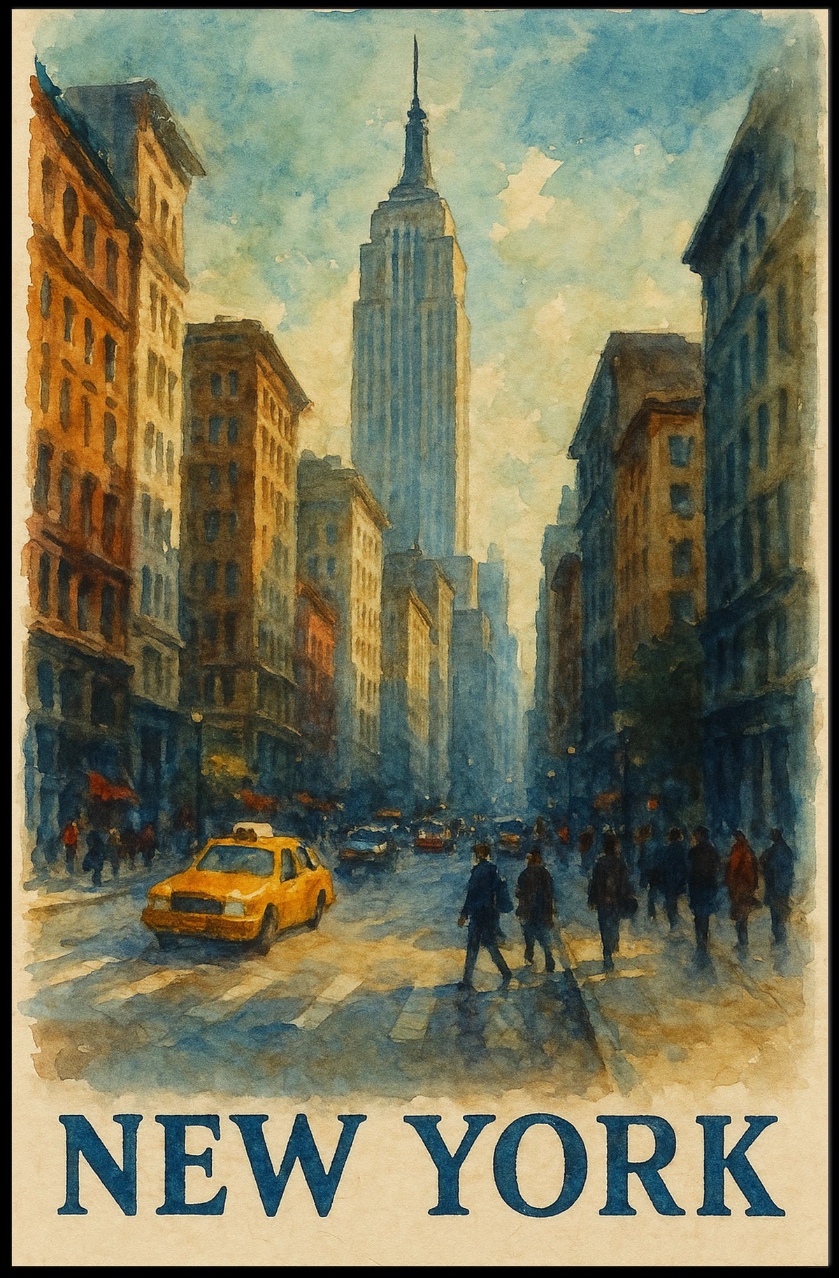 New York City Streets Poster