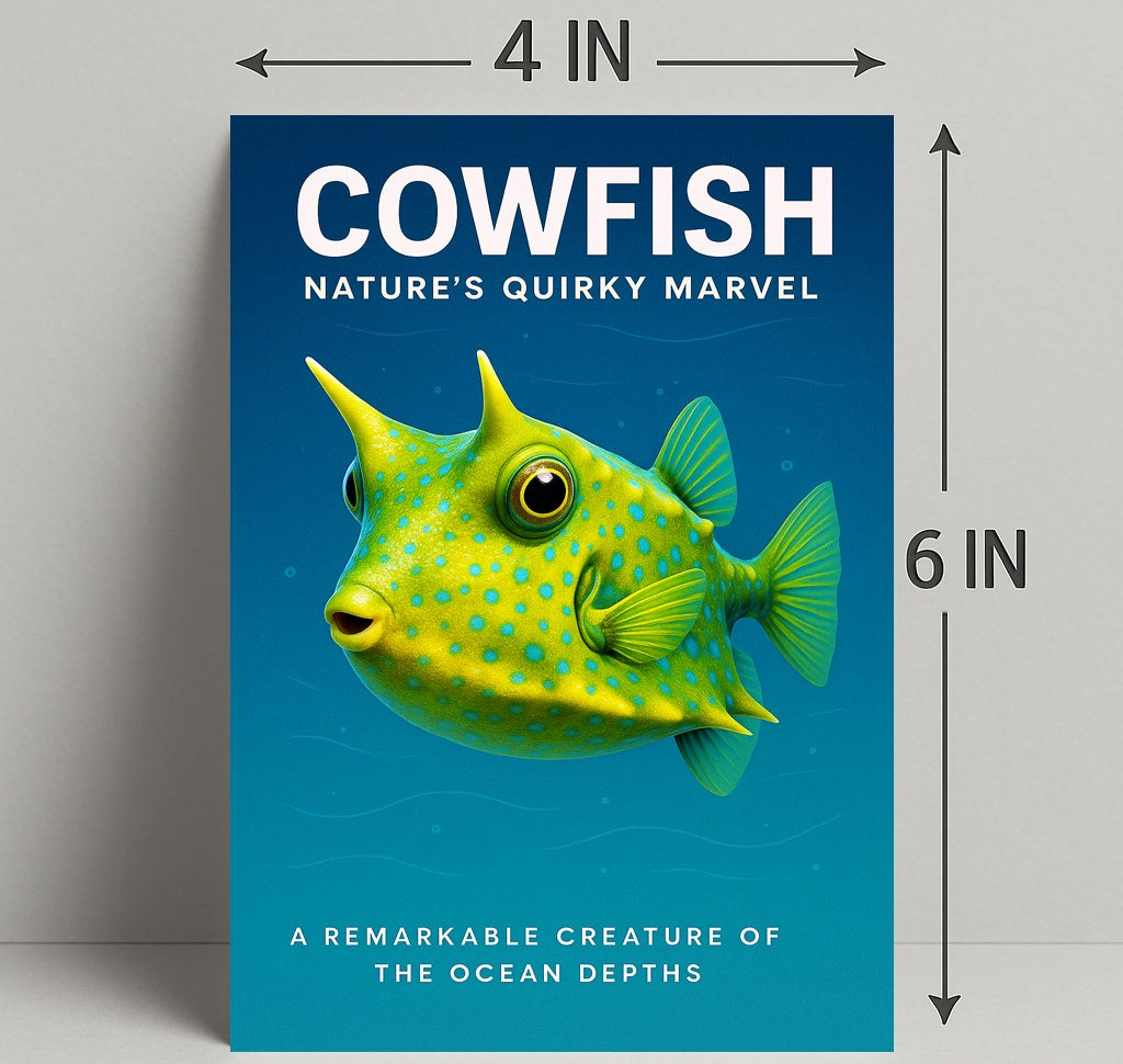 Cowfish Nature’s Quirky Marvel Poster PosterGoat