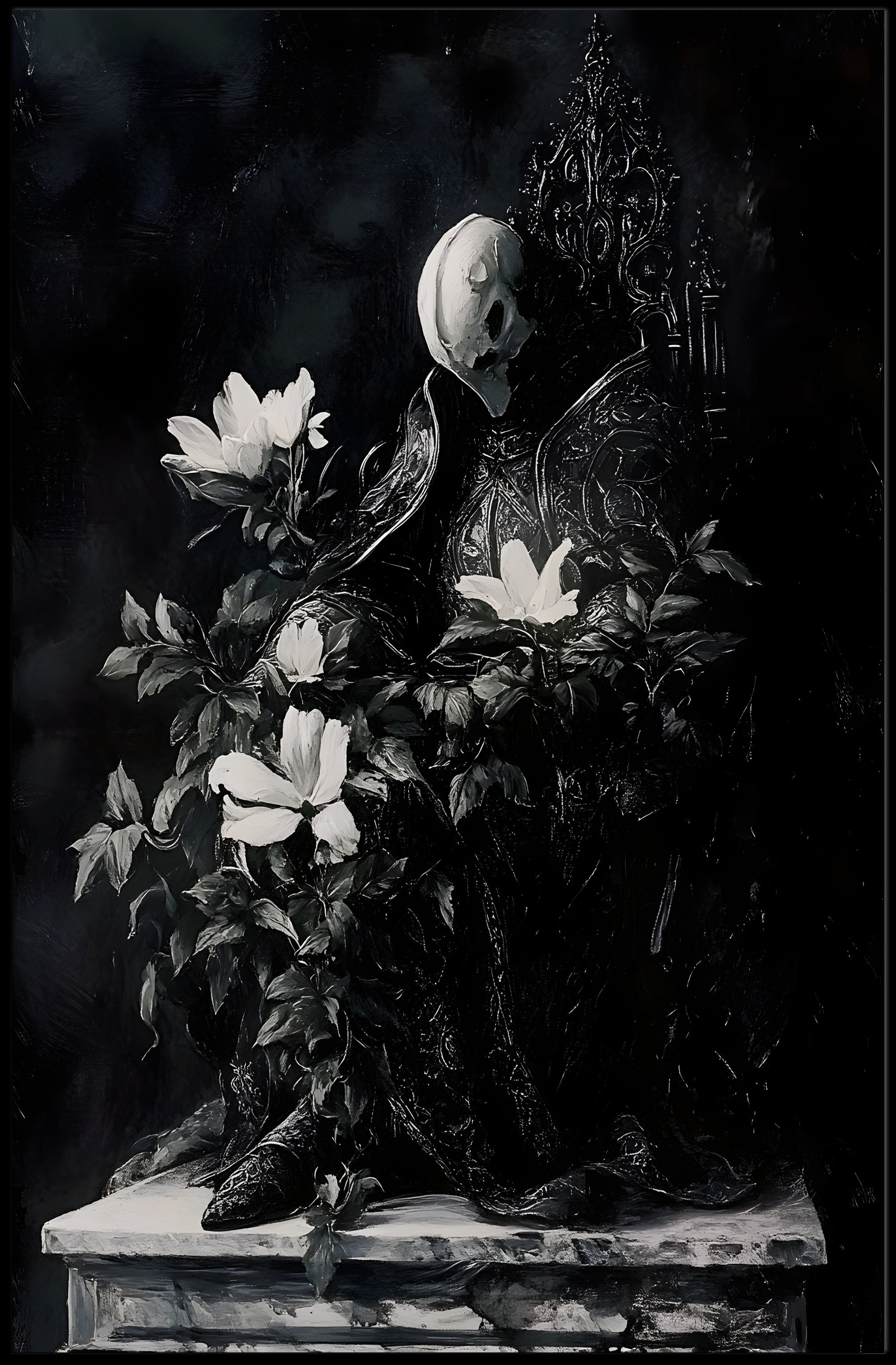 Gothic Royalty: Noble Figure on Fantasy Art Poster PosterGoat