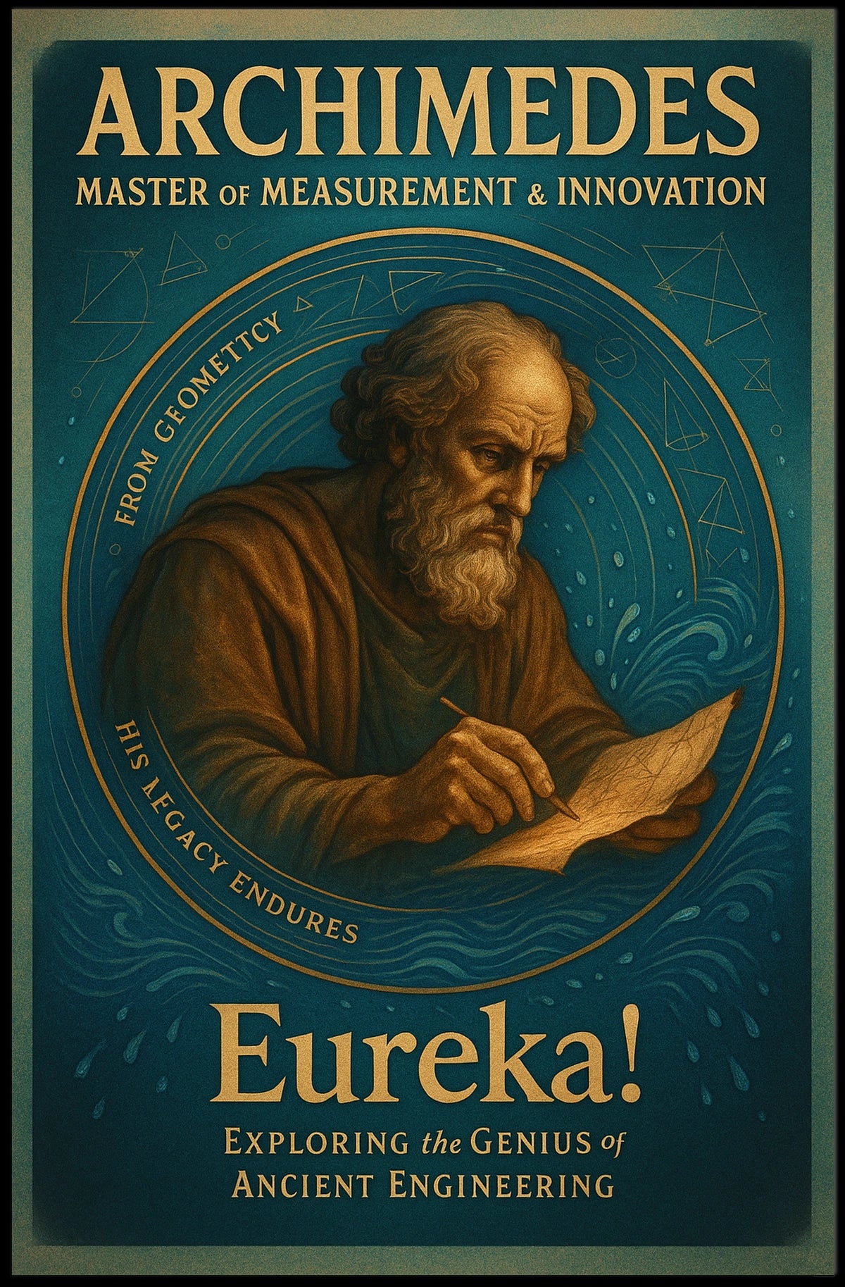 Archimedes Master Of Measurement Poster