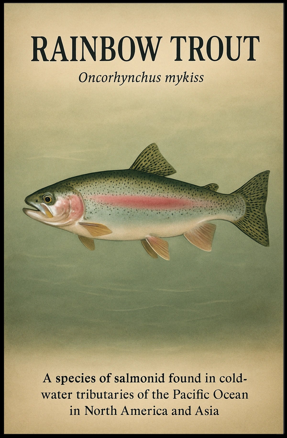 Rainbow Trout Oncorhynchus Mykiss Poster