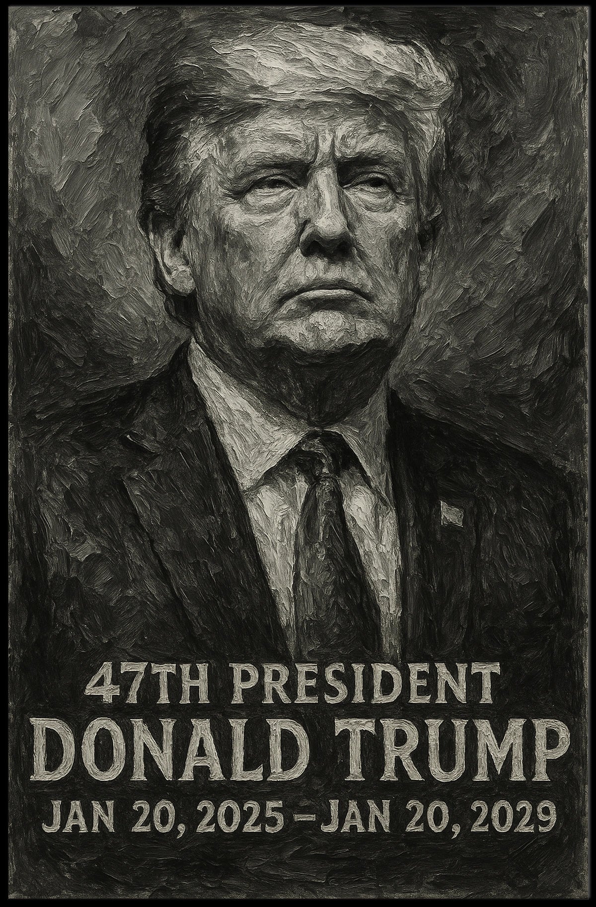 Donald Trump 47th President Poster