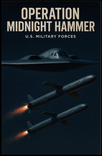 Operation Midnight Hammer Military Recruitment Poster PosterGoat