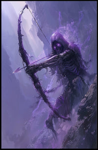 Spectral Archer Fantasy Dark Magic Wall Art Poster PosterGoat