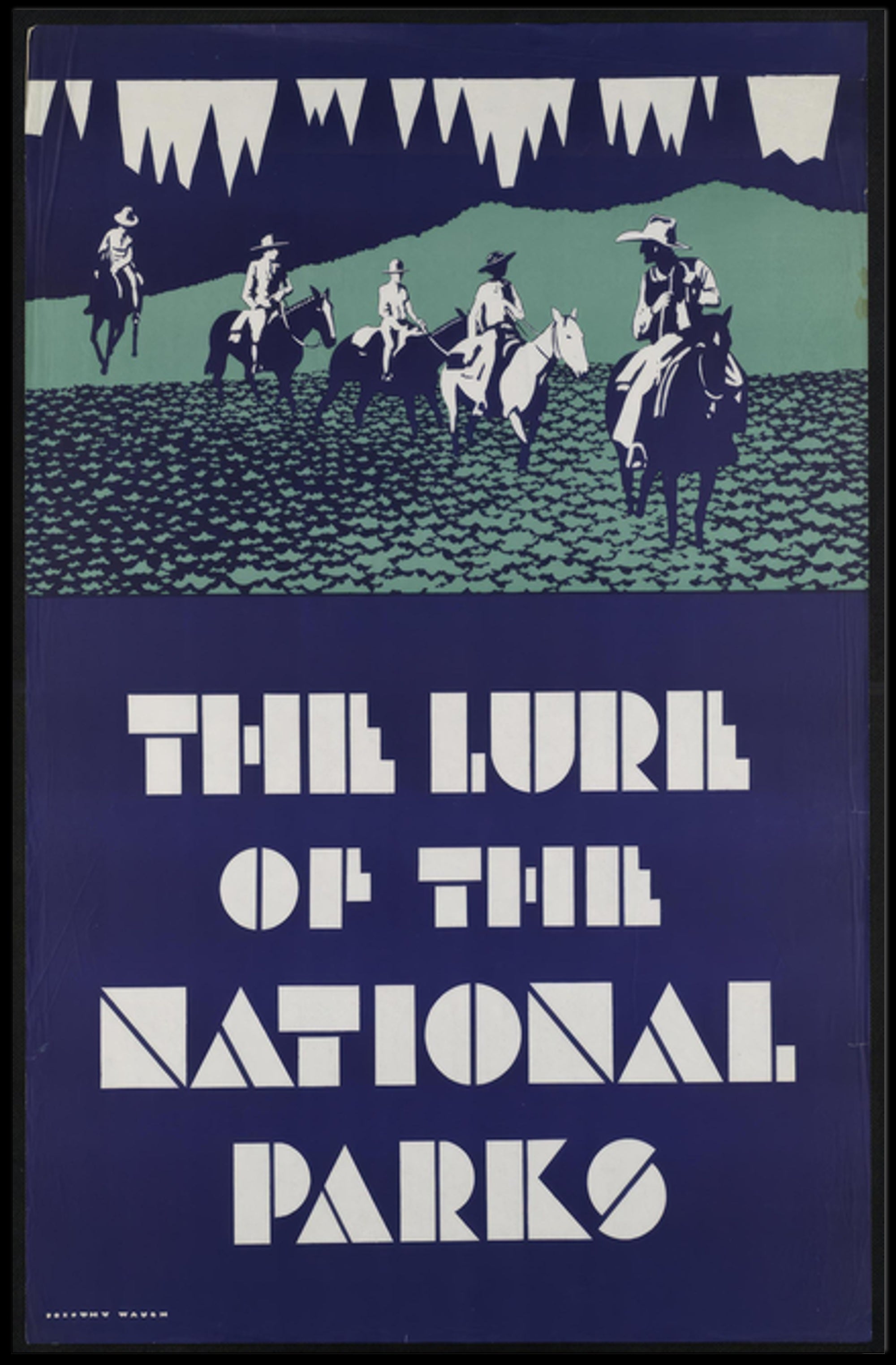 National Parks Travel Poster Vintage Scenic Wall Art