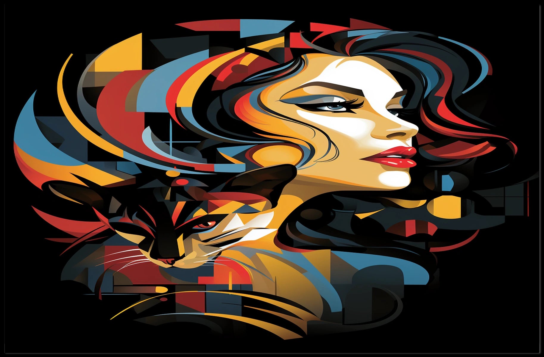 Abstract Elegance Abstract Poster