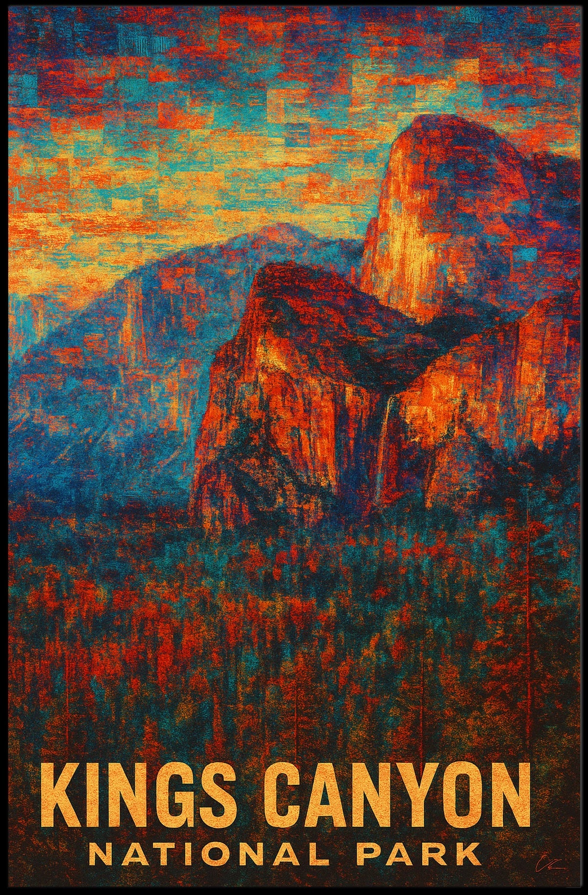 Kings Canyon National Park Poster
