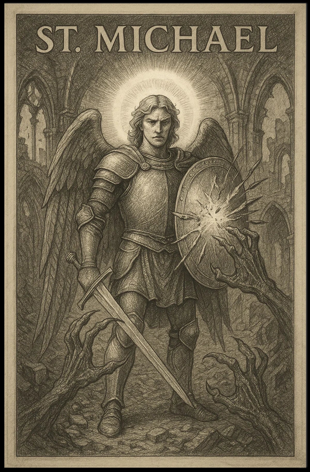 St. Michael The Archangel Poster