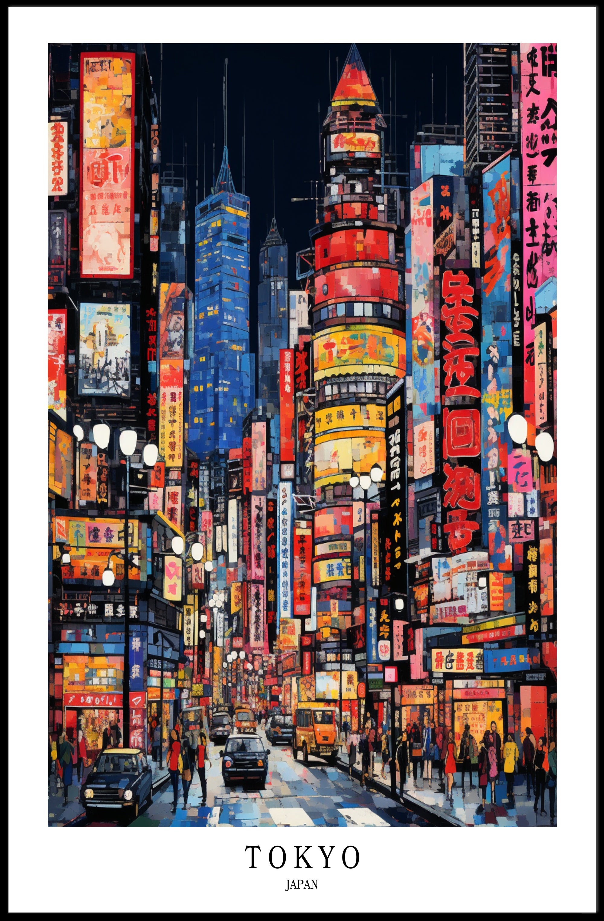 Tokyo Nights Poster PosterGoat
