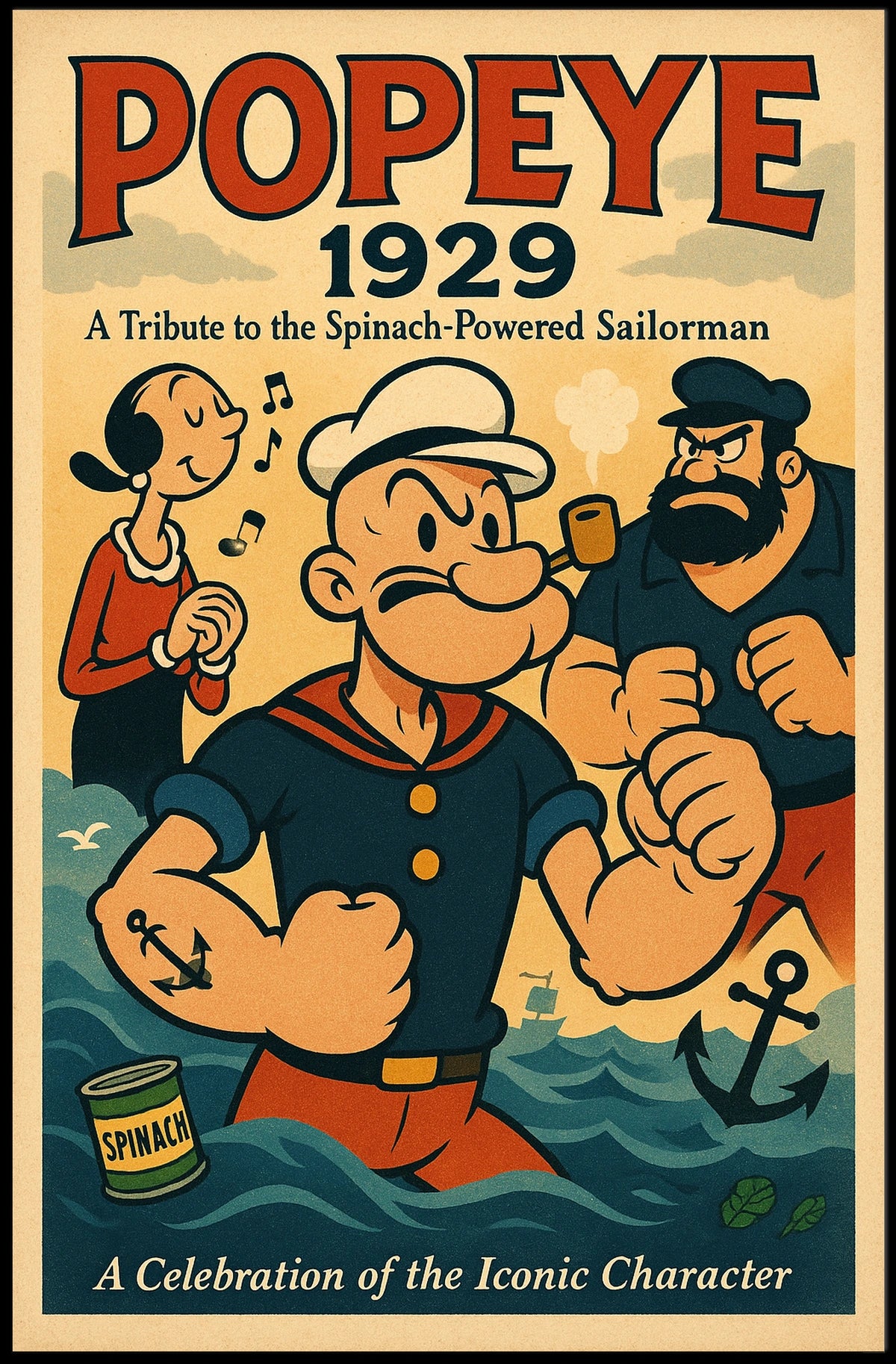 Popeye 1929 Art Poster POP-148