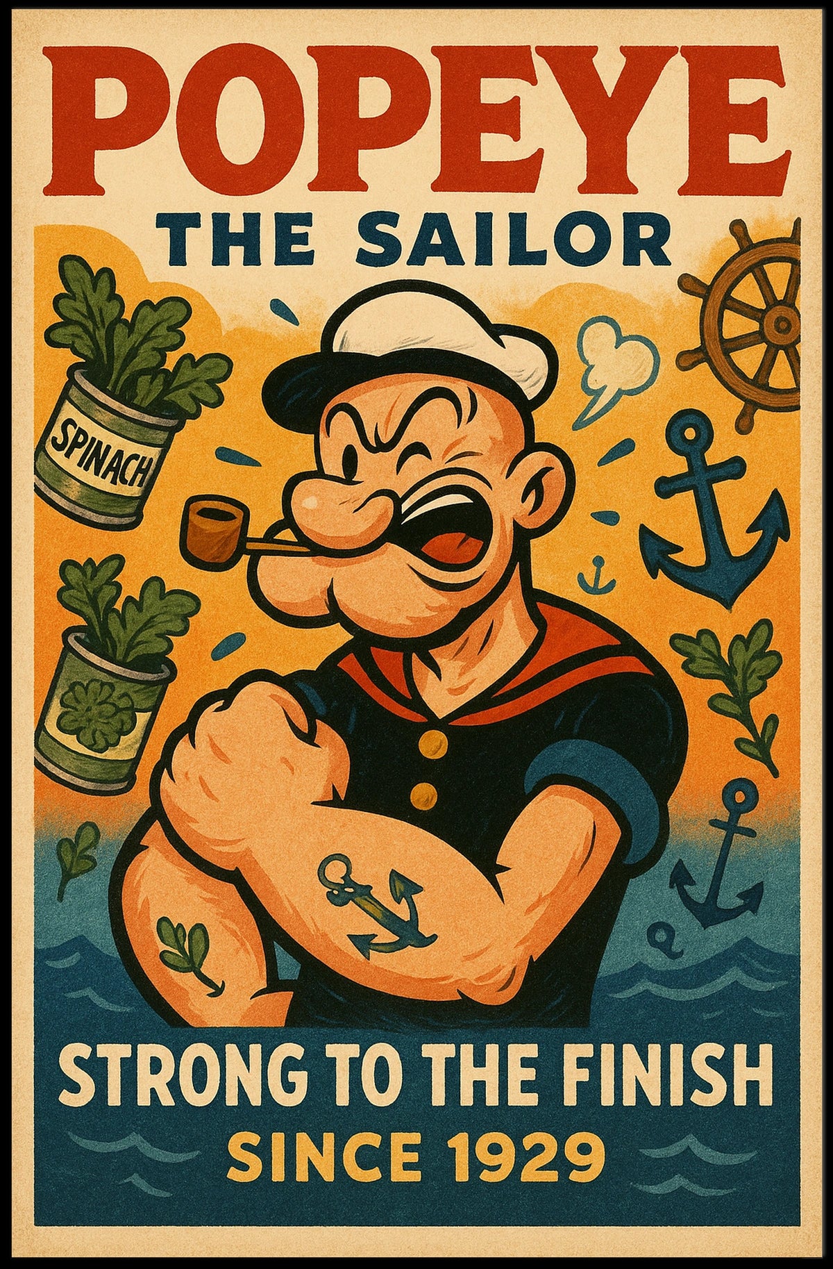 Popeye 1929 Art Poster POP-138