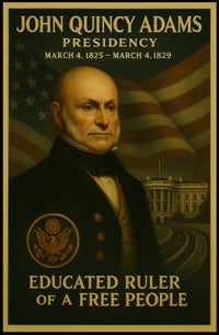 John Quincy Adams Portrait Historical or Presidential Poster