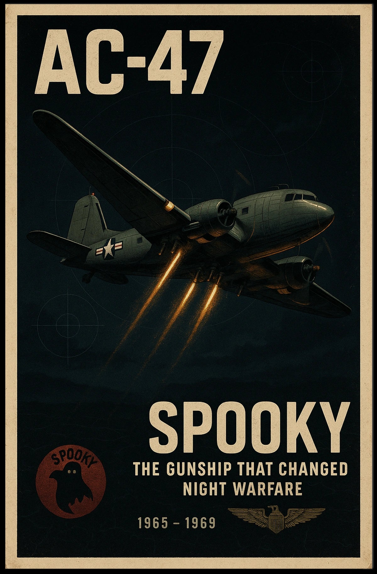 AC-47 Spooky The Gunship That Changed Night Warfare Poster