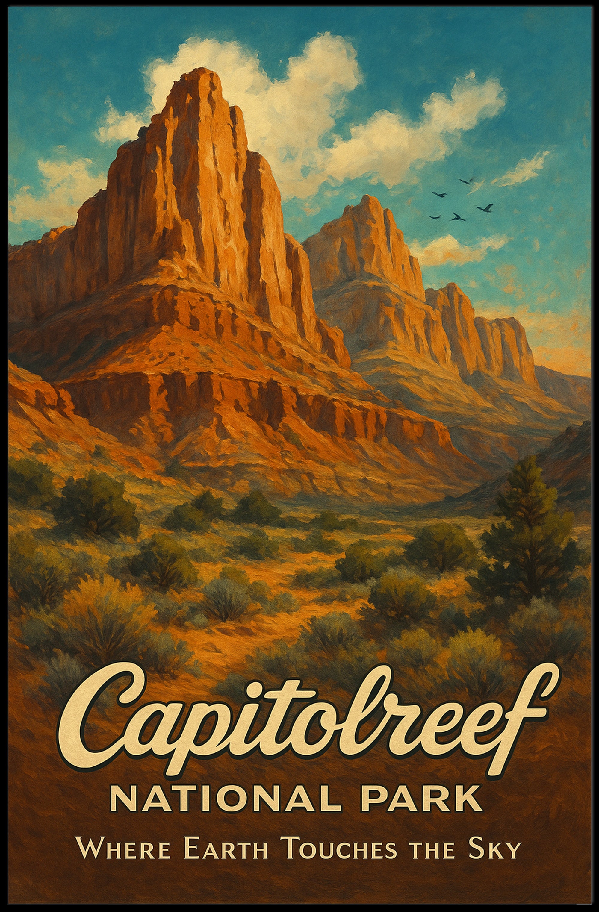 Capitol Reef National Park Poster