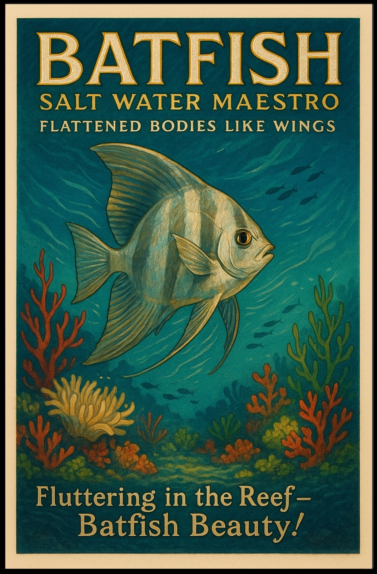 Batfish Salt Water Maestro Poster