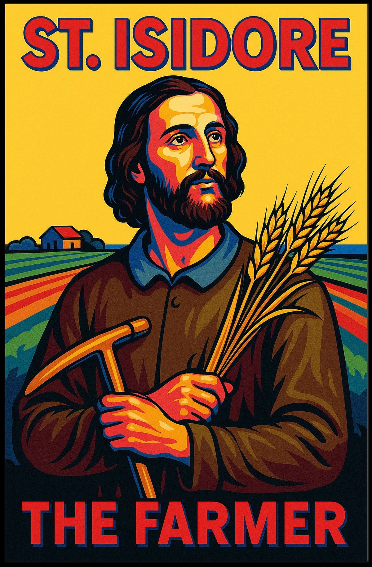 St. Isidore the Farmer Poster