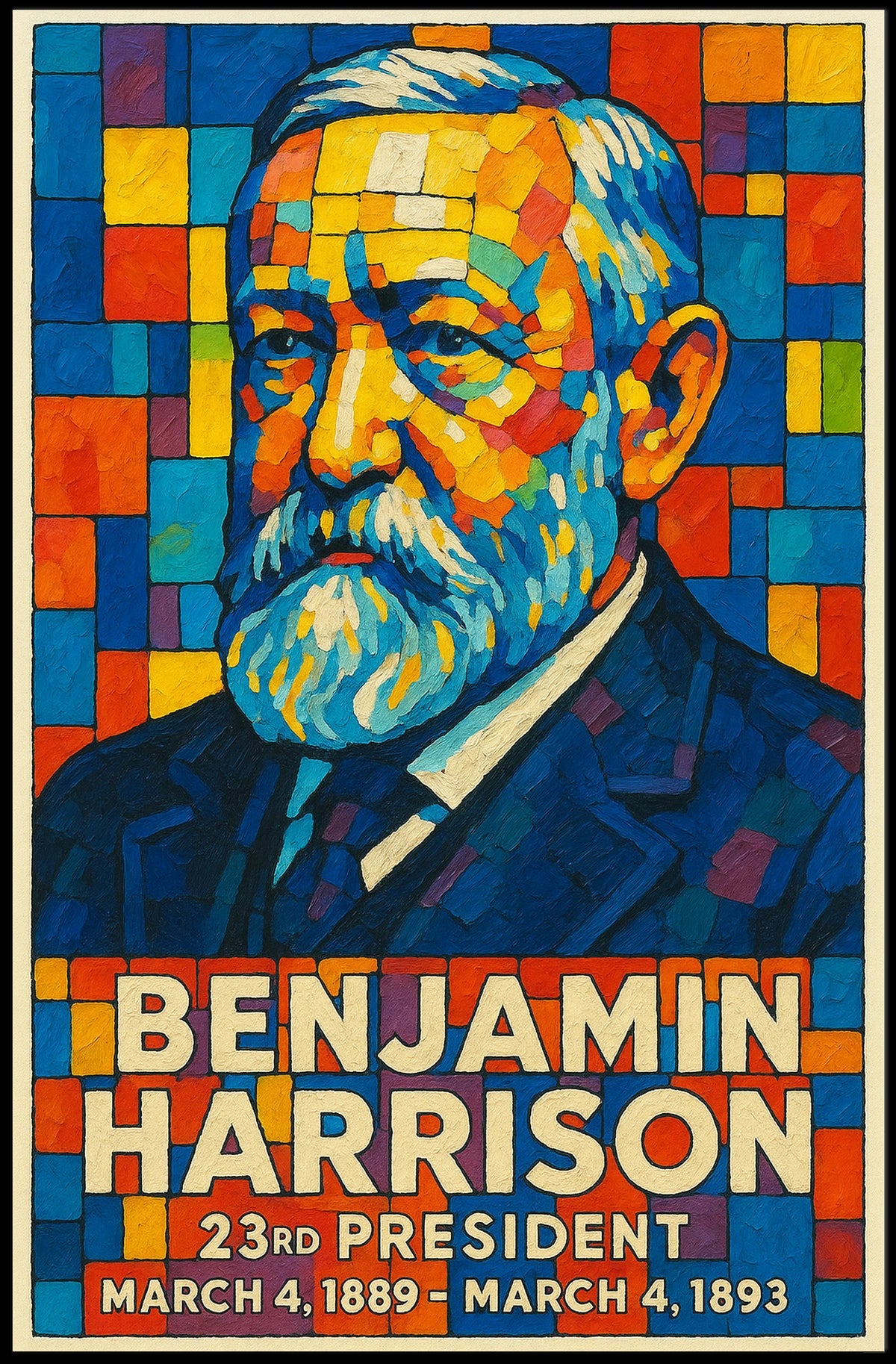 Benjamin Harrison 23rd President Poster