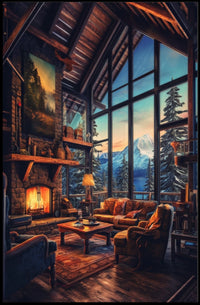 Cozy Mountain Retreat Poster