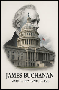 James Buchanan 15th President of the United States Reflections Poster