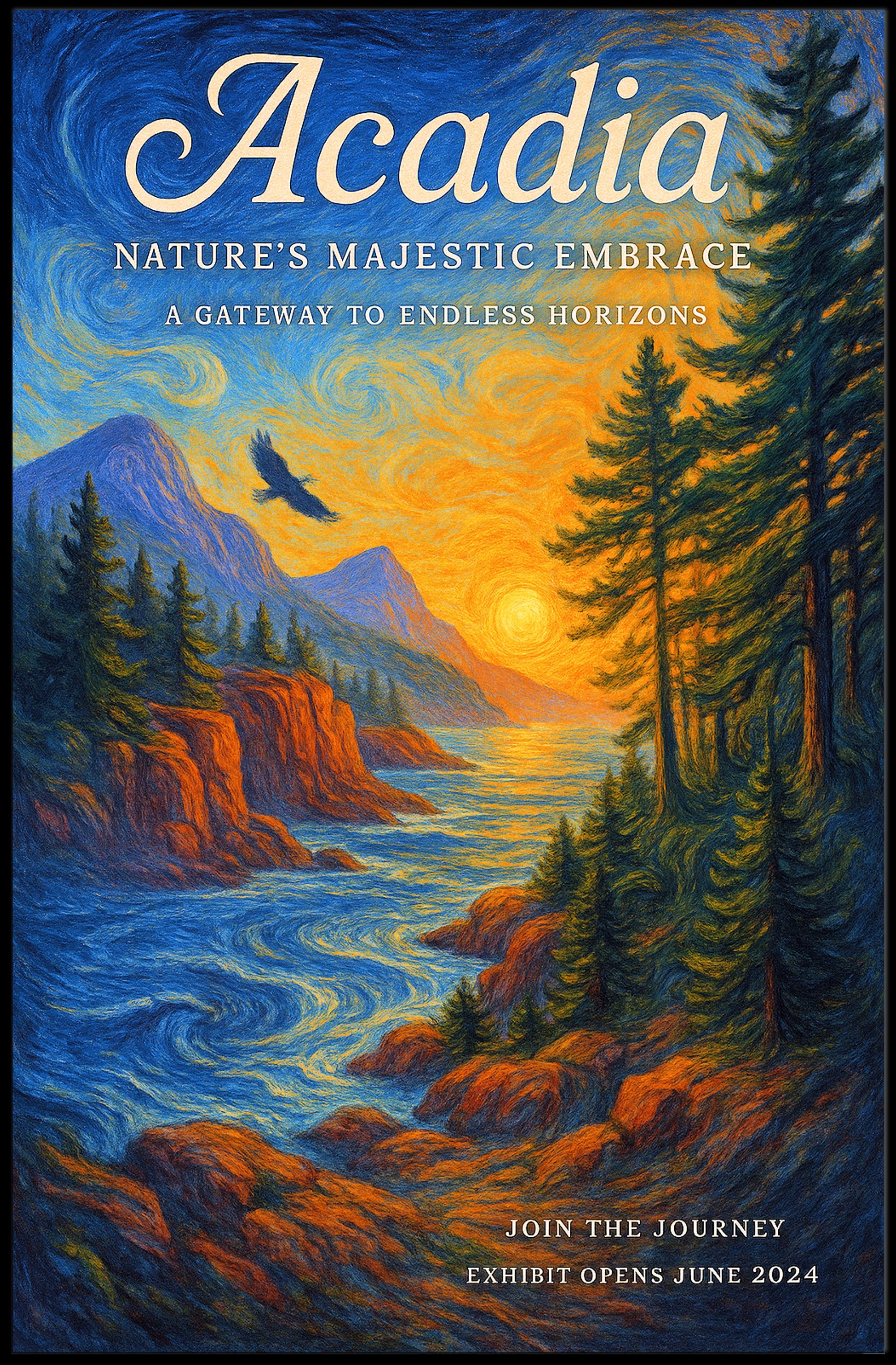 Nature's Majestic Embrace Art Print - National Park Poster