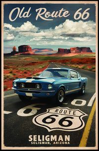 Journey Through Old Route 66 Poster