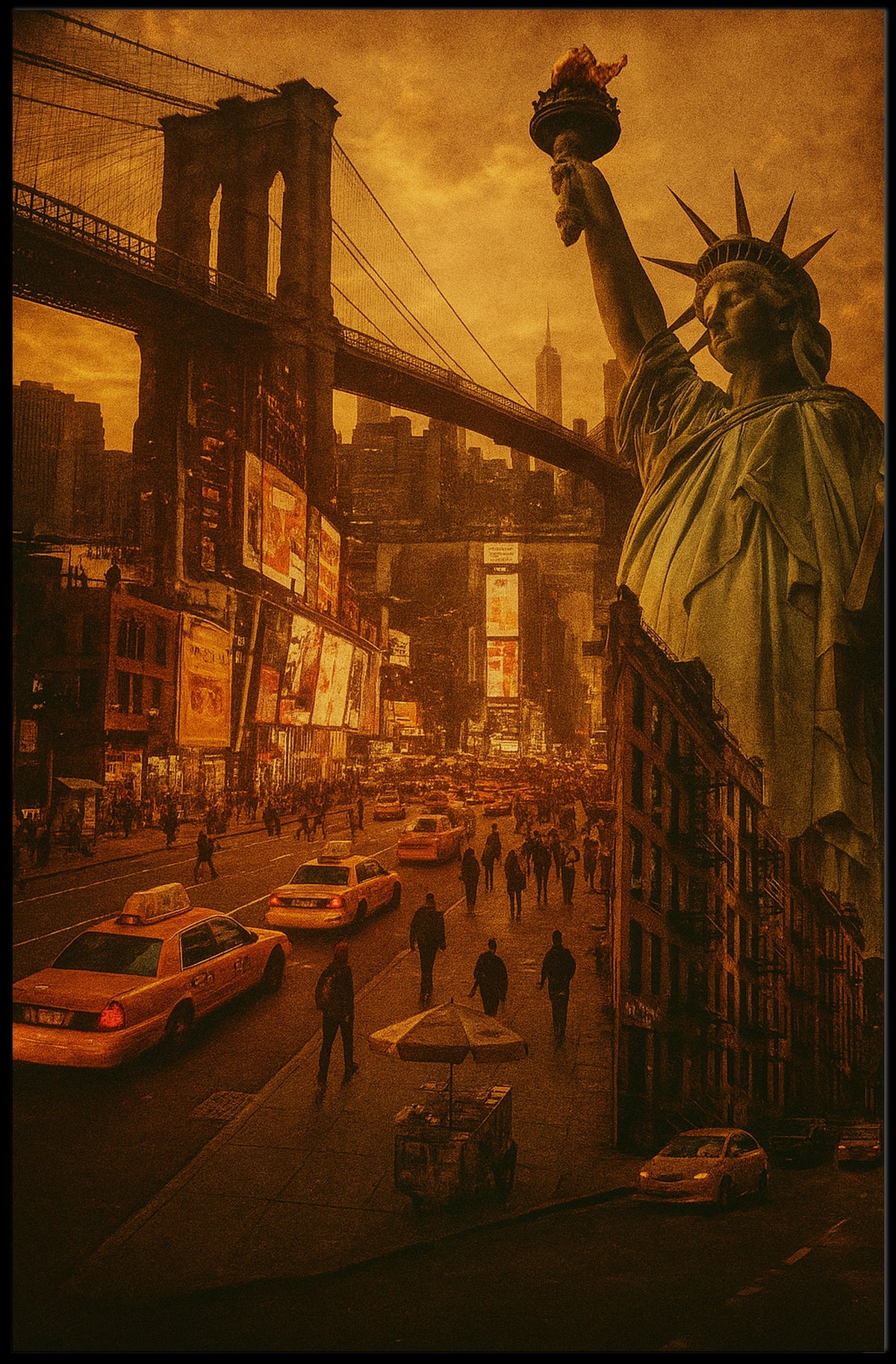 New York City Dreamscape Poster