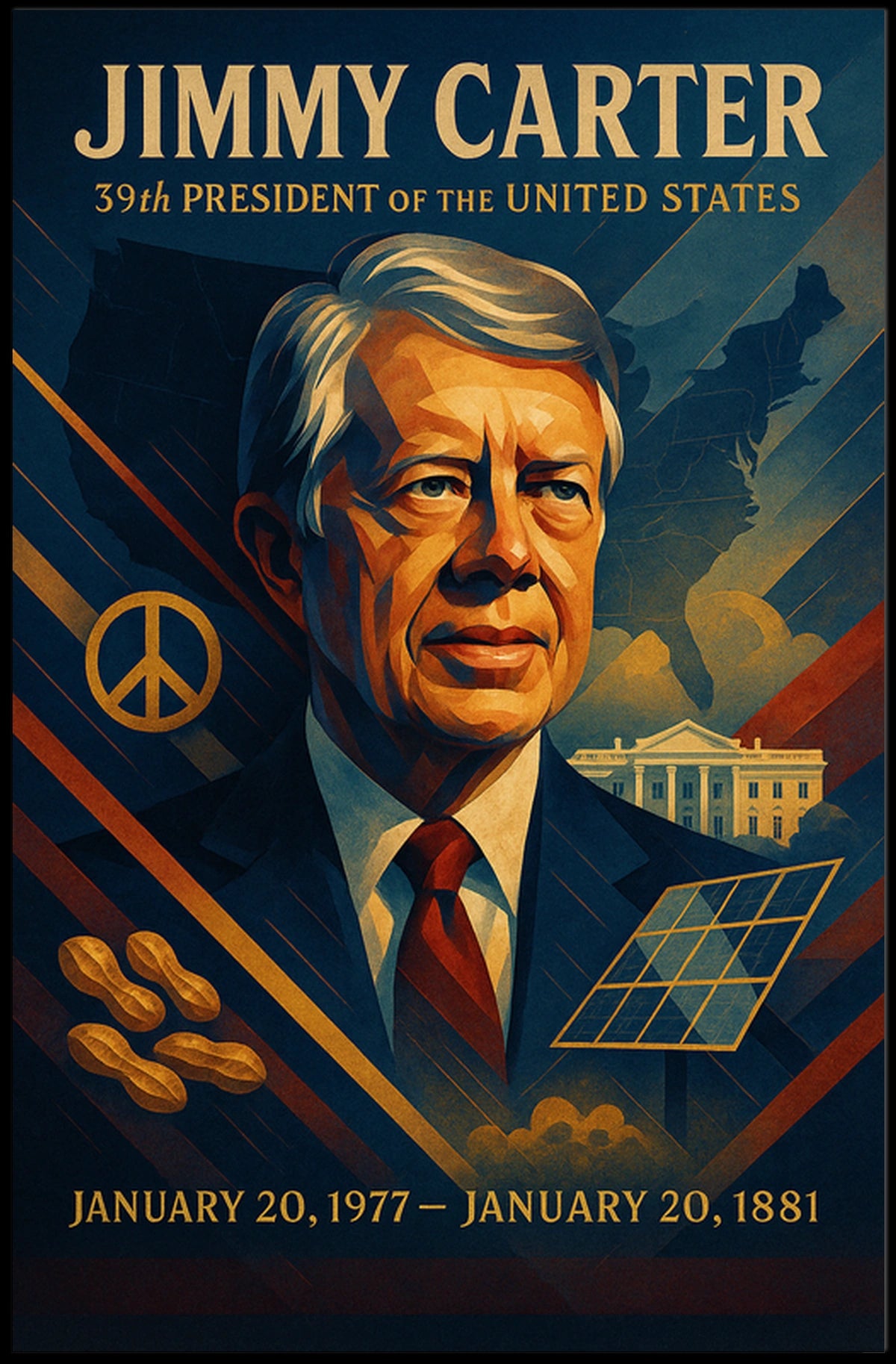 Jimmy Carter 39th President Poster