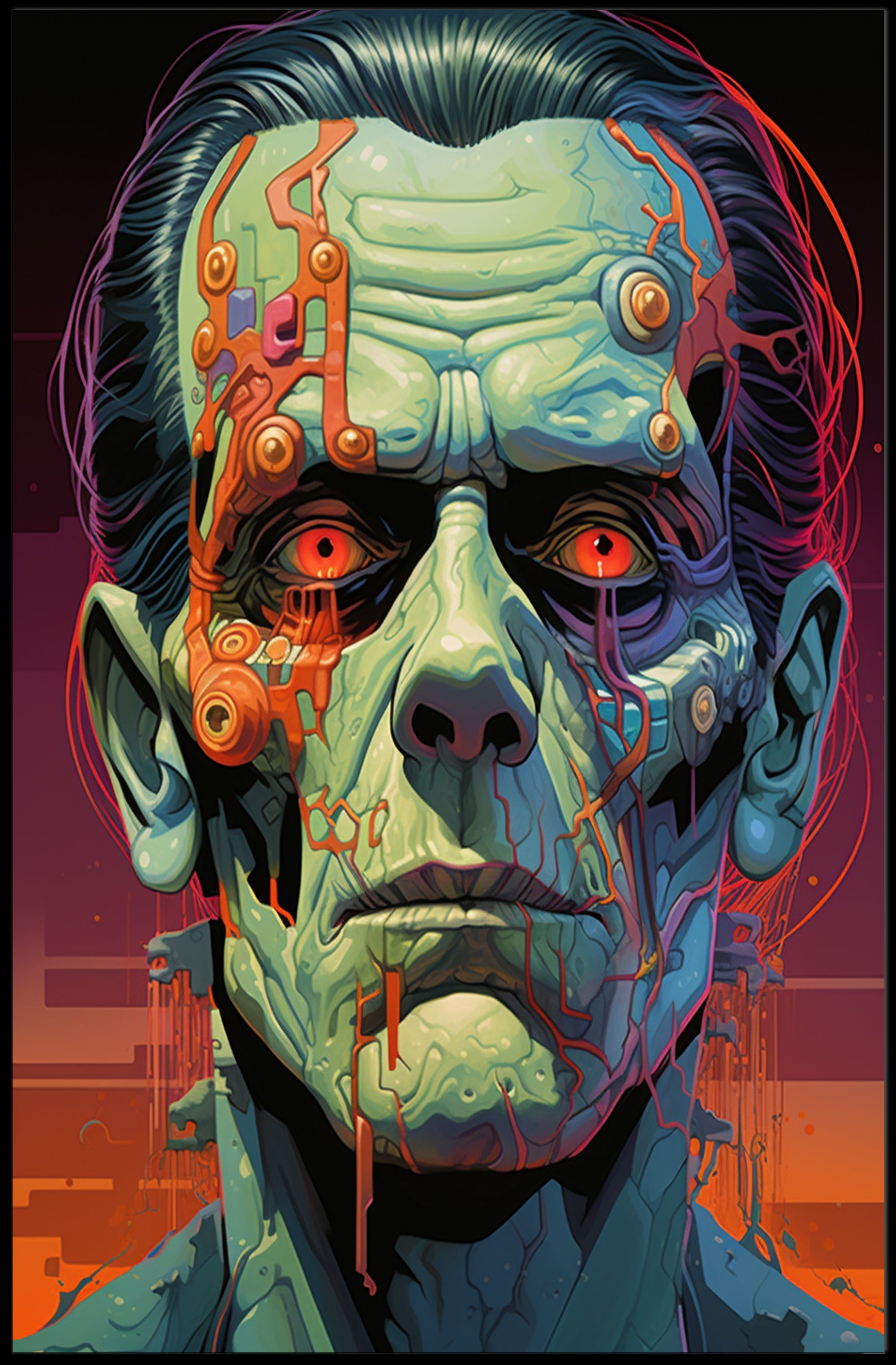 Cybernetic Frankenstein Poster PosterGoat