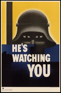He's Watching You Poster PosterGoat