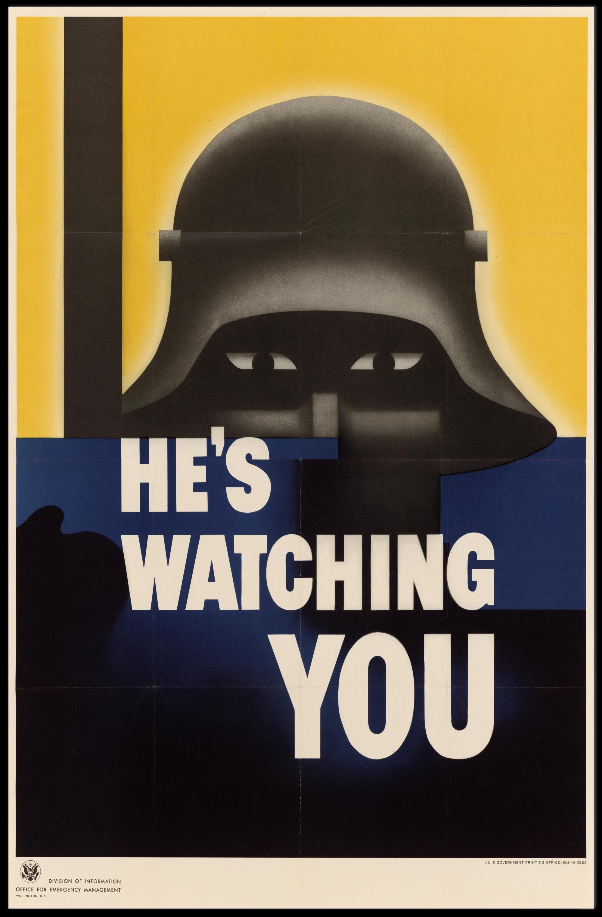 He's Watching You Poster PosterGoat