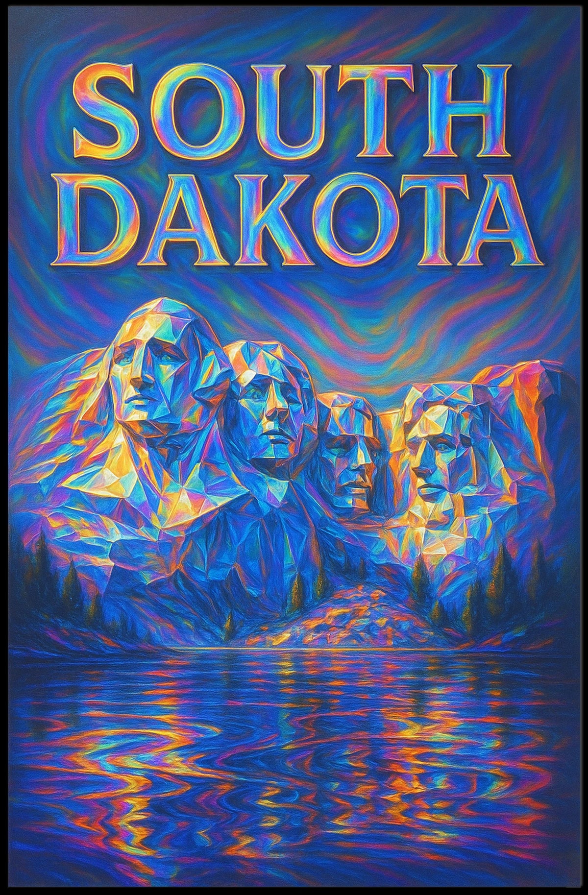 South Dakota Mount Rushmore Poster