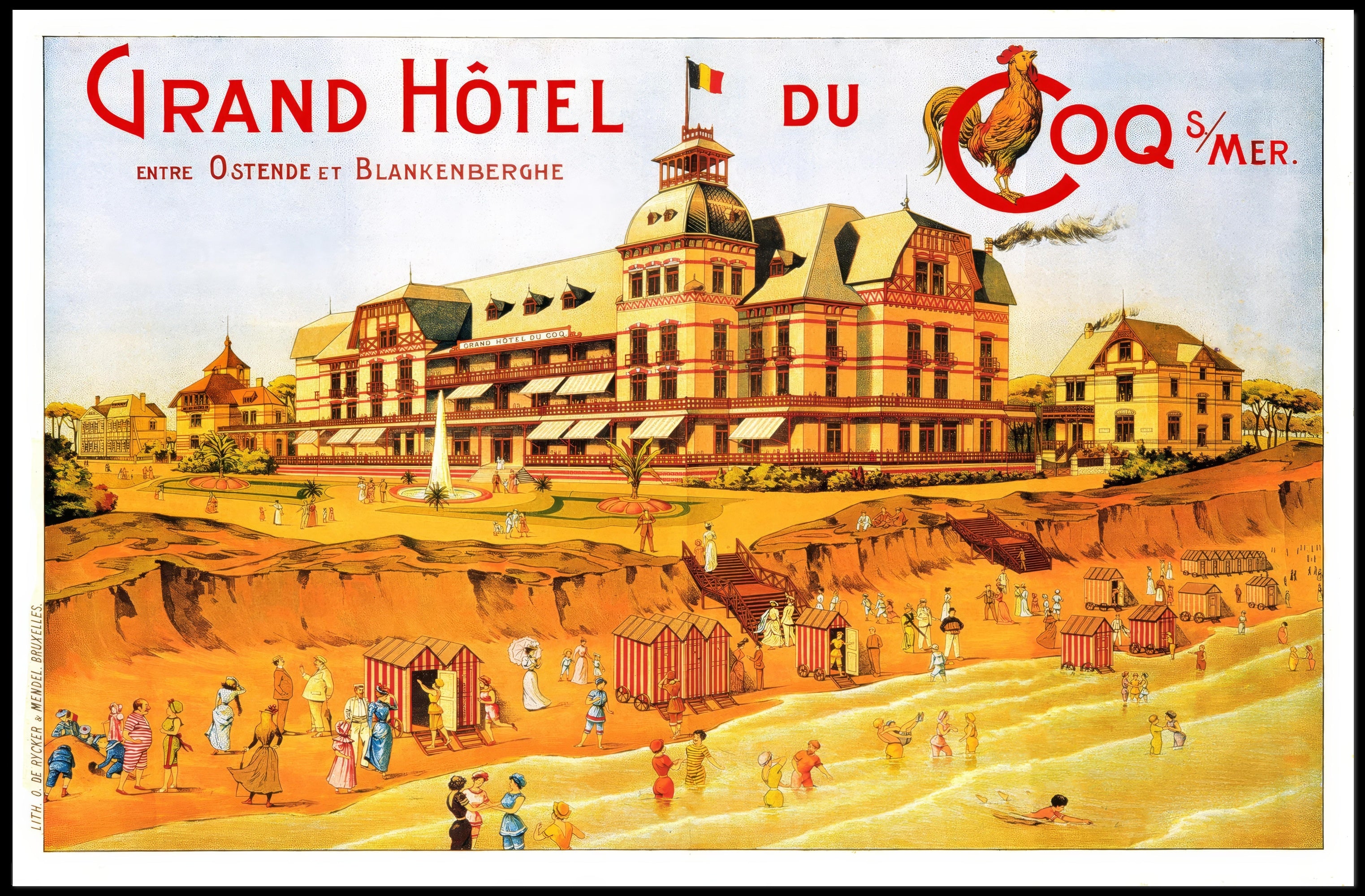 Grand Hรดtel du Coq Vintage Resort Poster PosterGoat