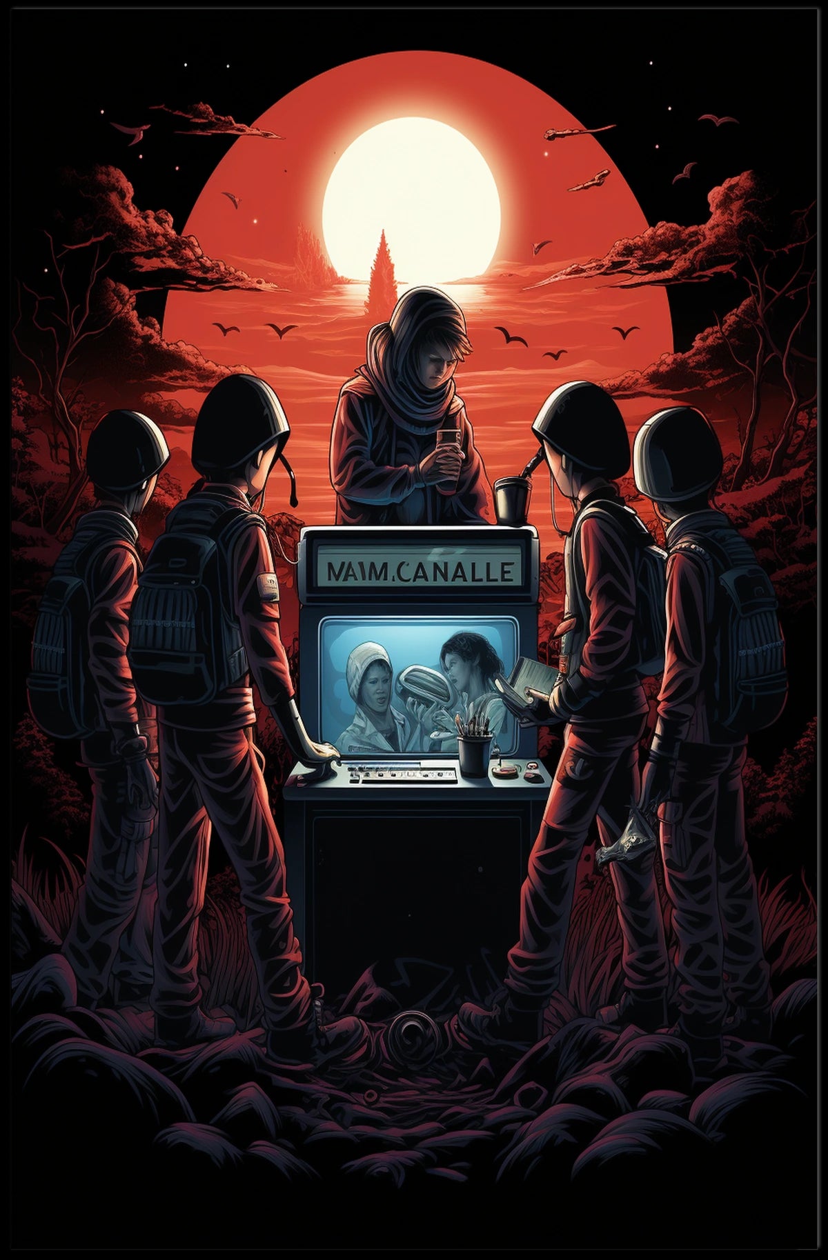 Dystopian Encounter Poster