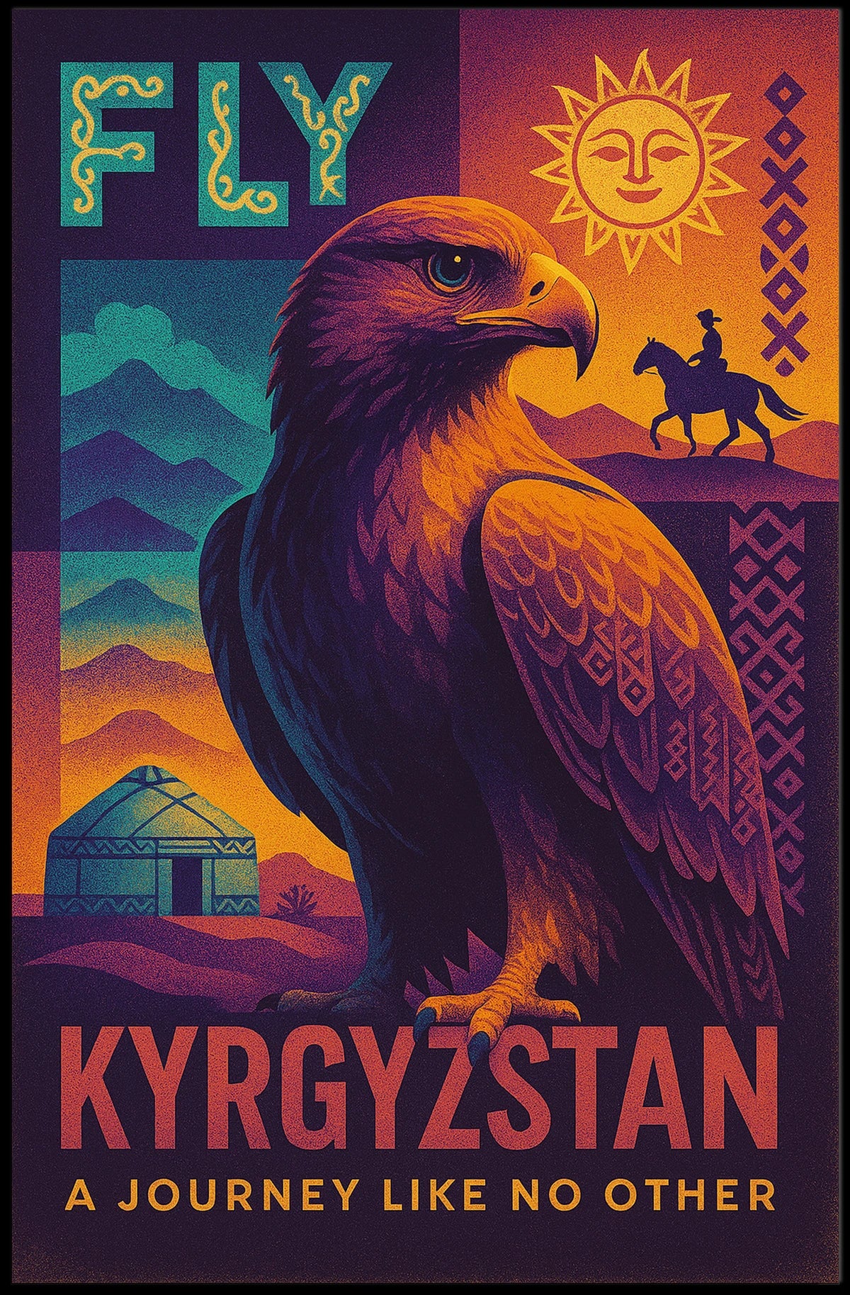 Fly Kyrgyzstan A Journey Like No Other Poster