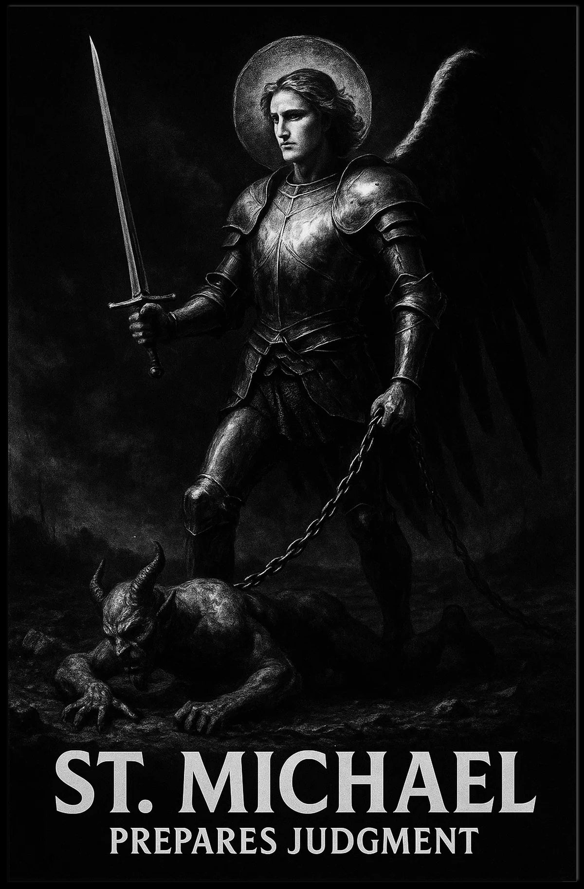 St. Michael Prepares Judgment Poster