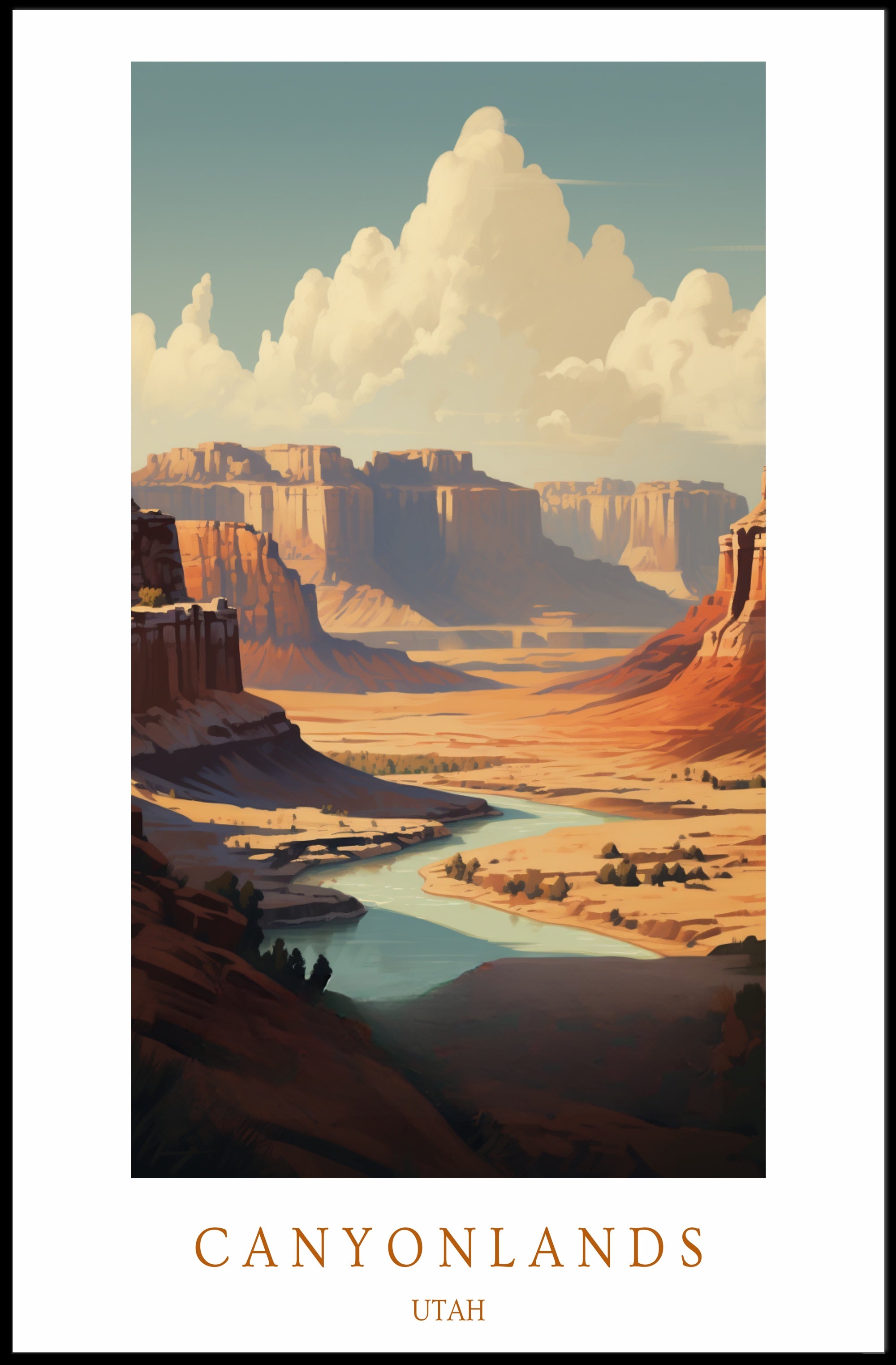 Canyonlands Landscape Poster PosterGoat