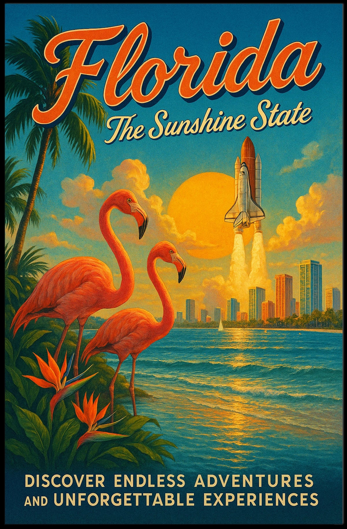 Florida The Sunshine State Poster