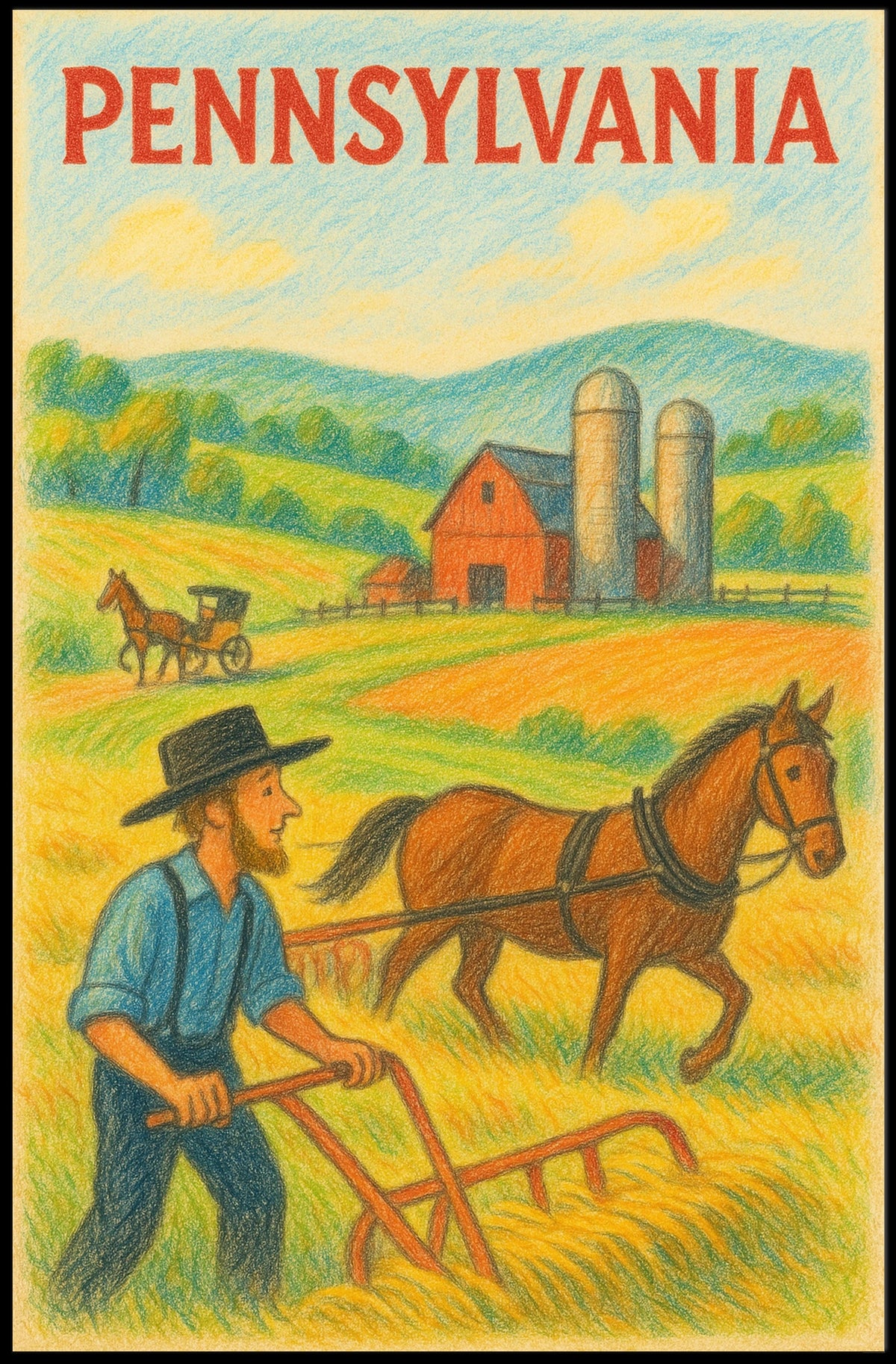 Pennsylvania Countryside Poster