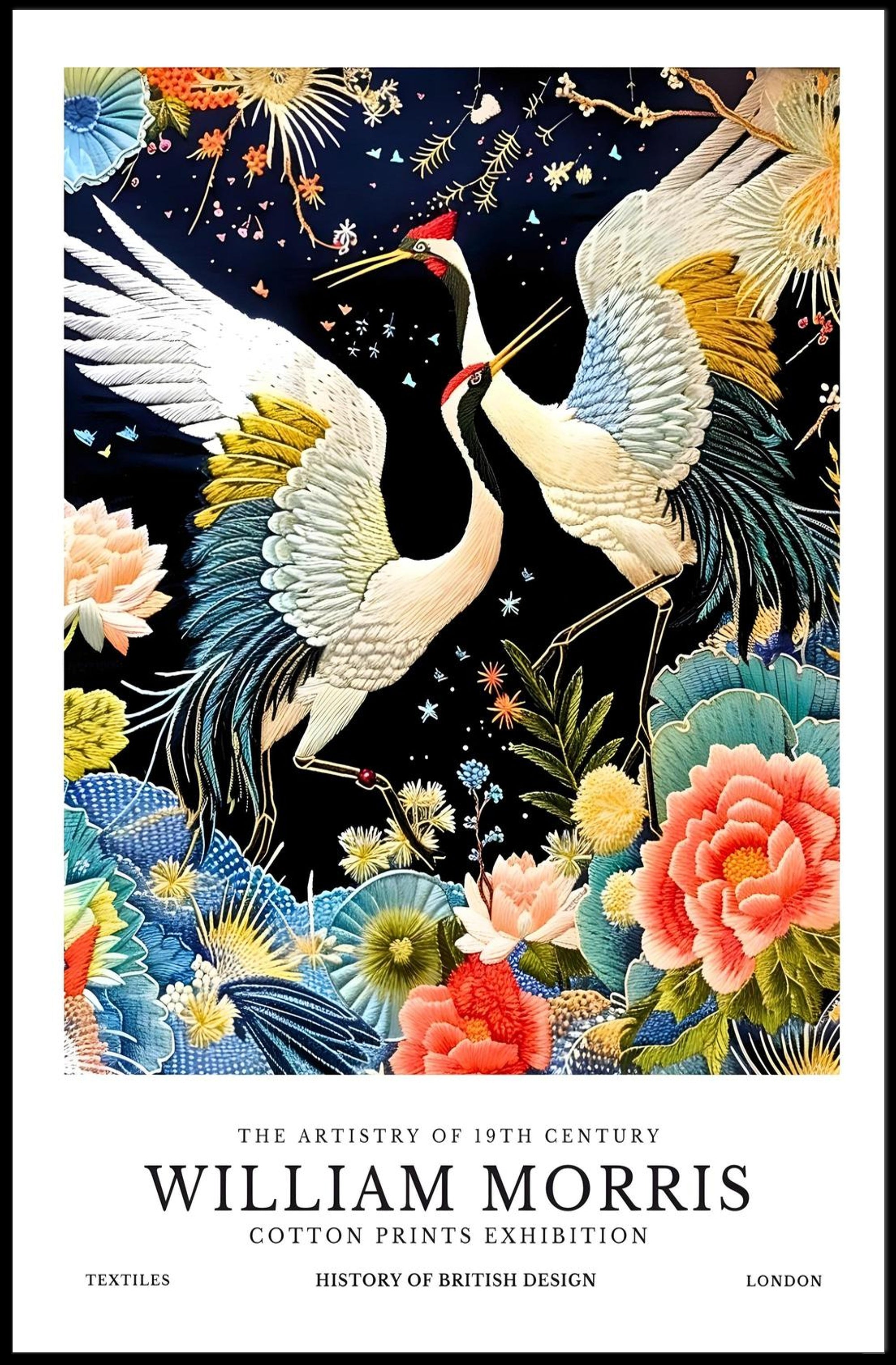 William Morris Crane Art Cultural or Heritage Poster