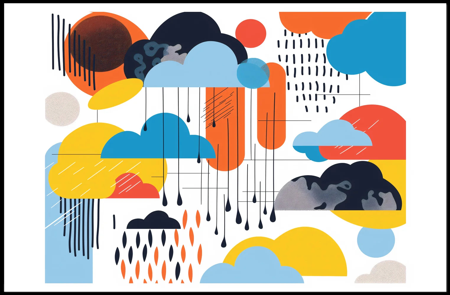 The poster features an abstract design with a modern artistic style. The core Travel Poster
