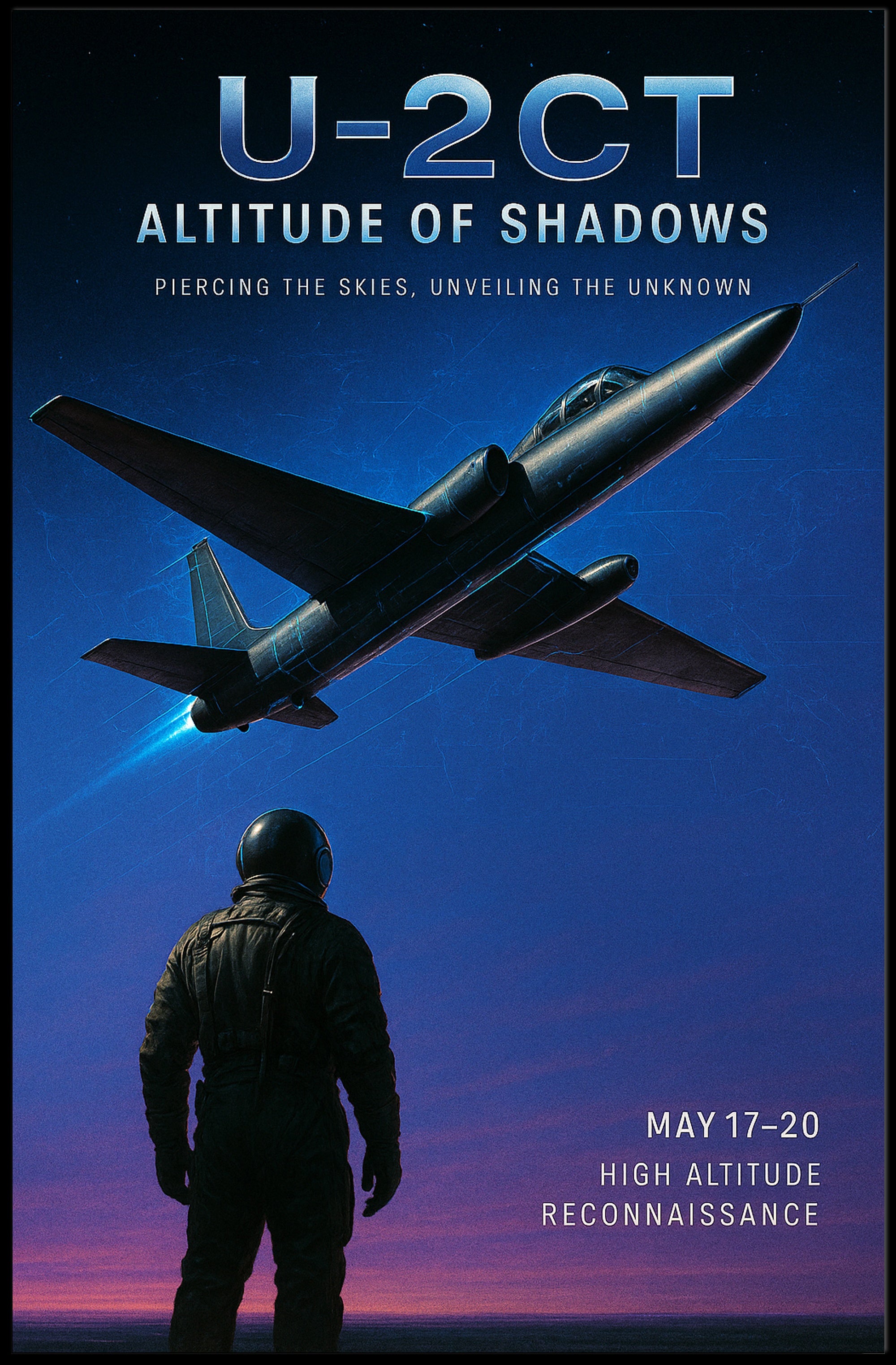 U-2CT Altitude of Shadows Poster