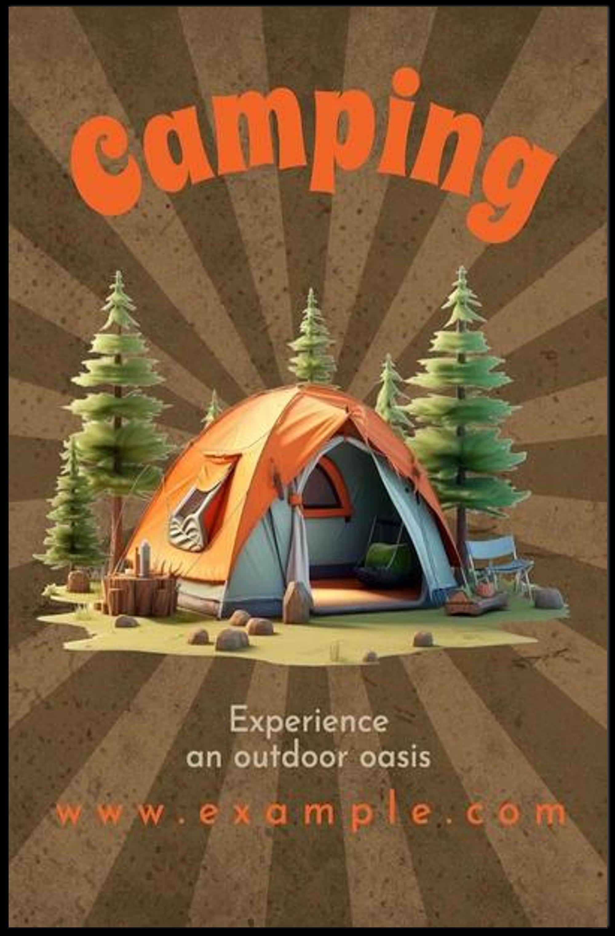 Camping Adventure Poster