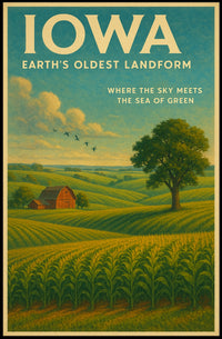 Iowa EarthS Oldest Landform Poster