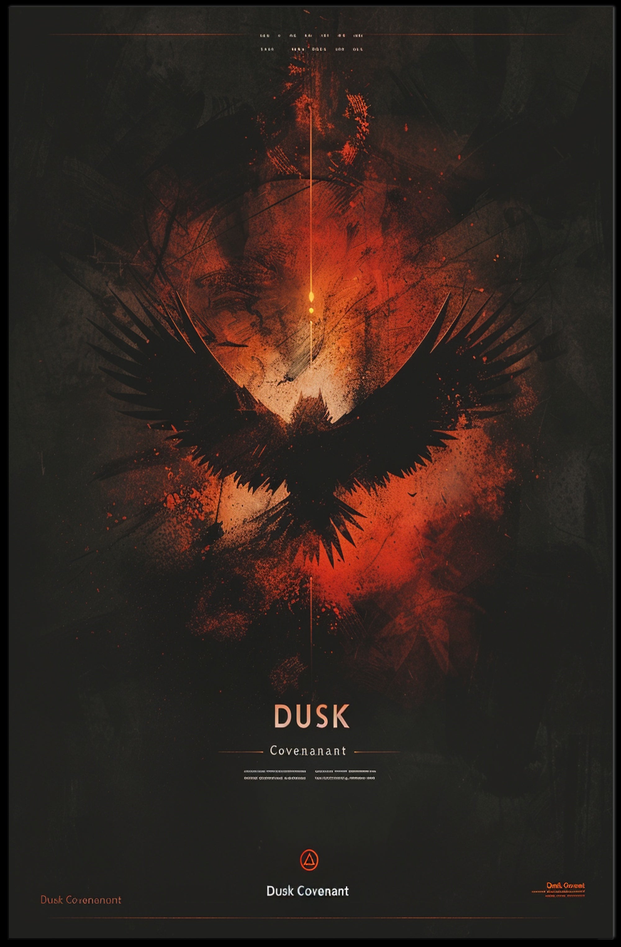 Dusk Covenant: Dark Fantasy Art Poster PosterGoat