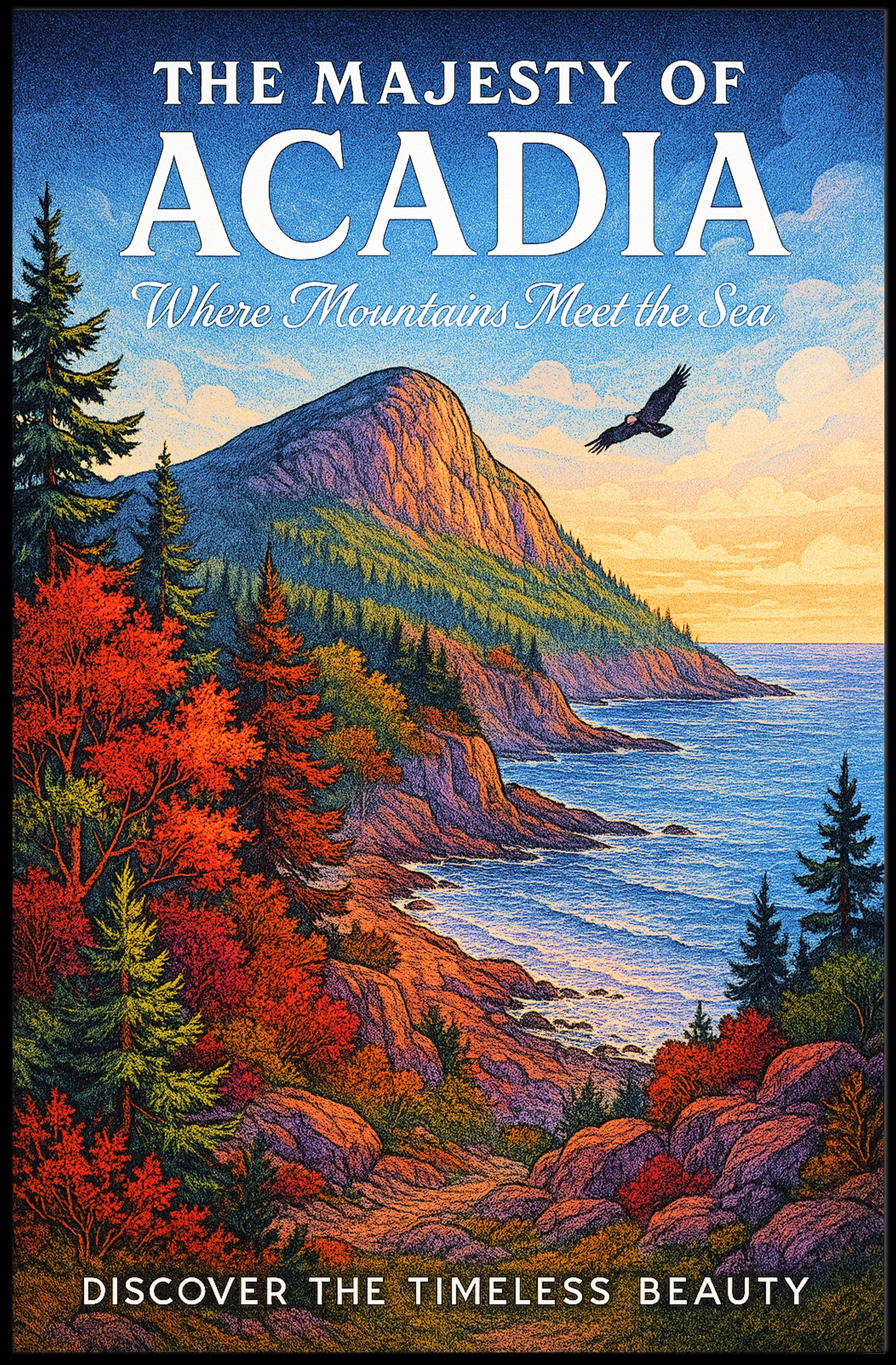 The Majesty of Acadia Poster