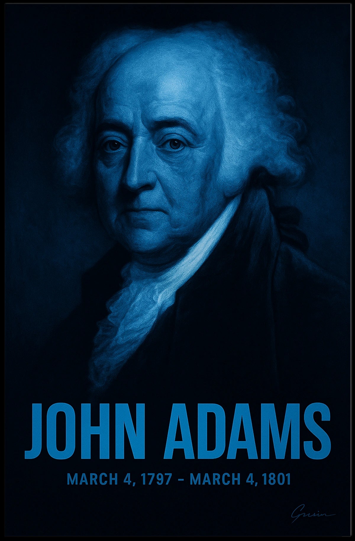 John Adams 2Nd President Poster