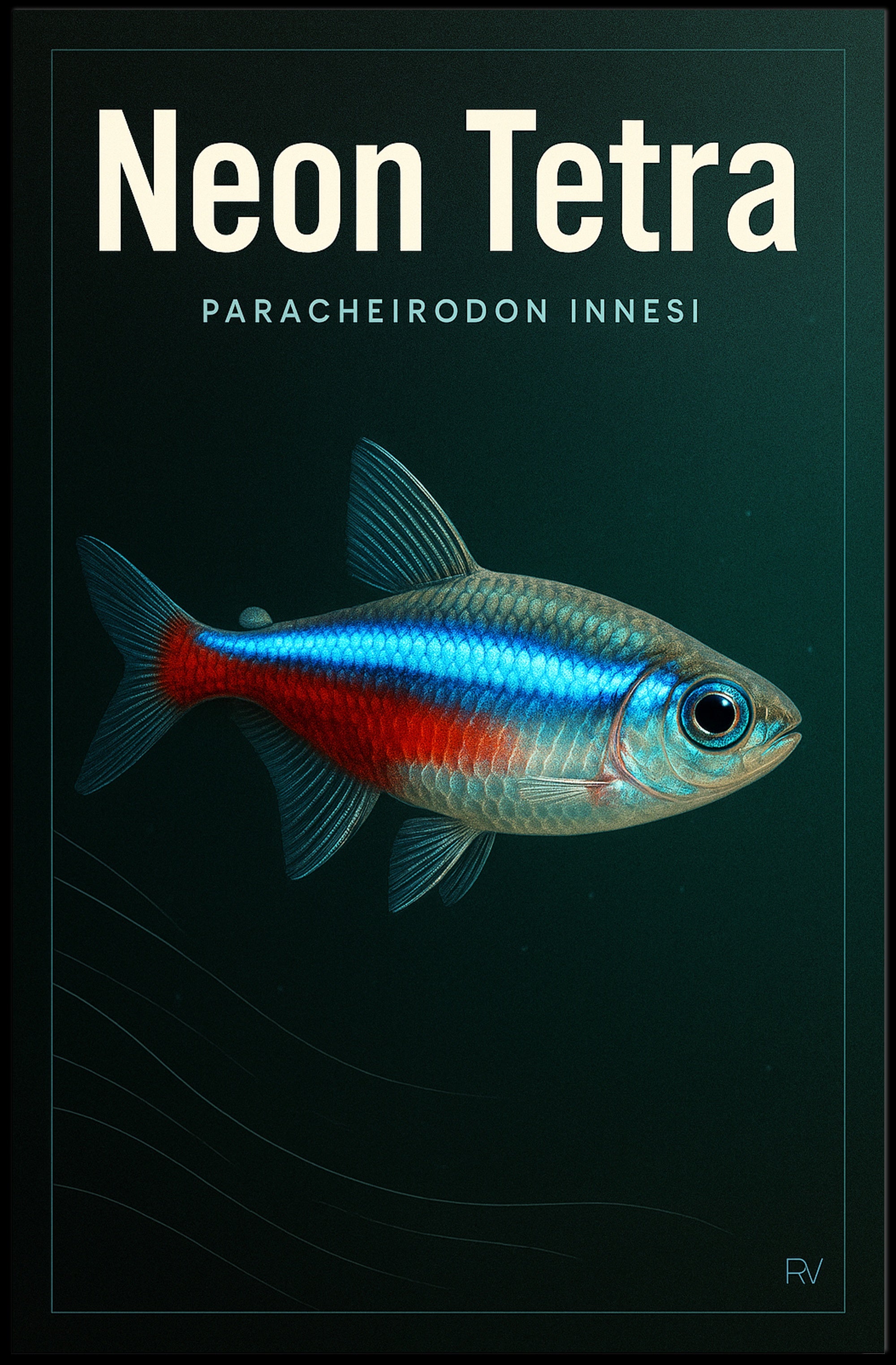 Neon Tetra Paracheirodon Innesi Poster PosterGoat