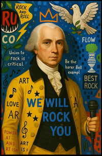 Historical Music Figure Vibrant Art Poster - Pop Culture Poster