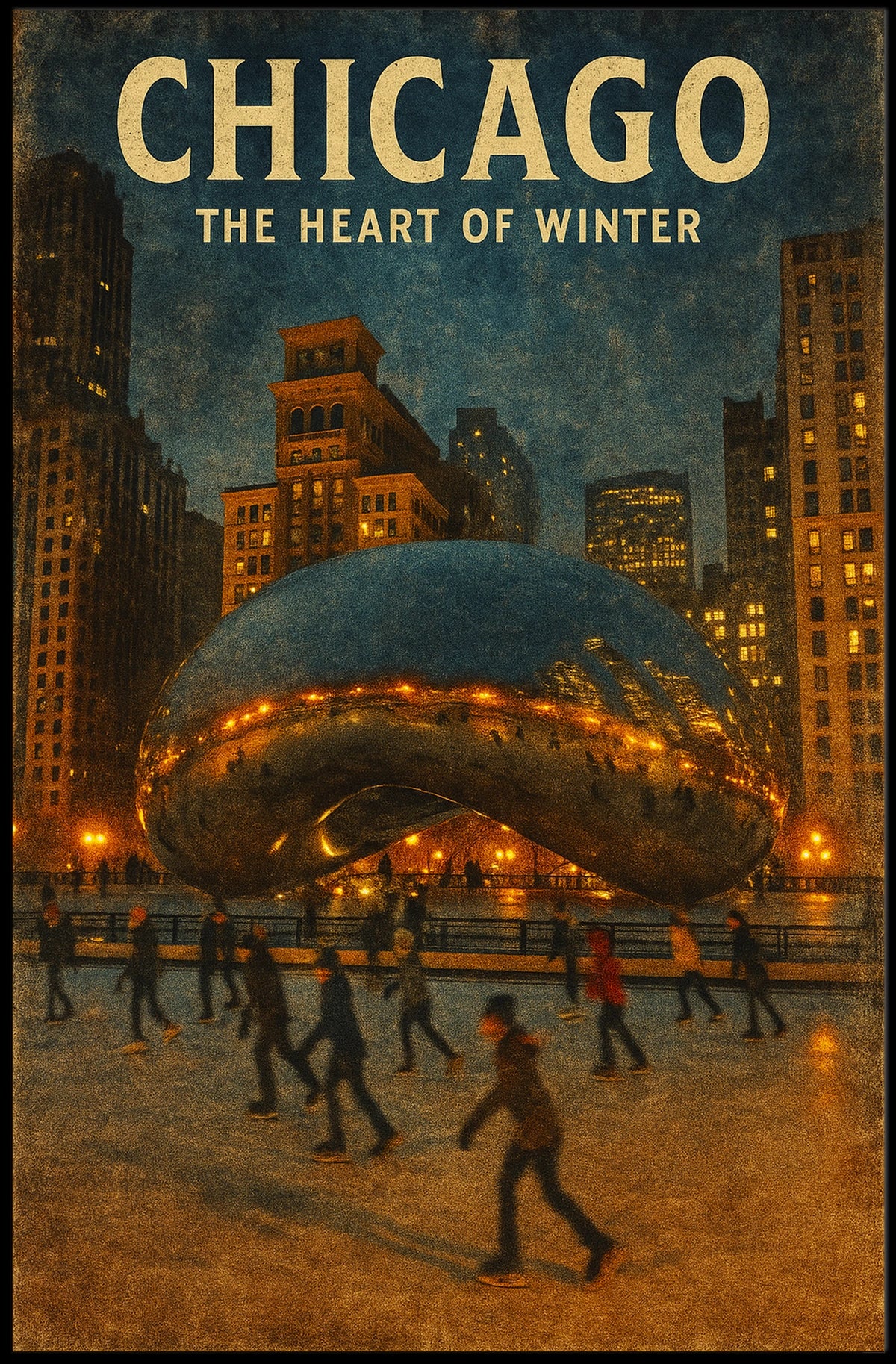 Chicago The Heart Of Winter Poster