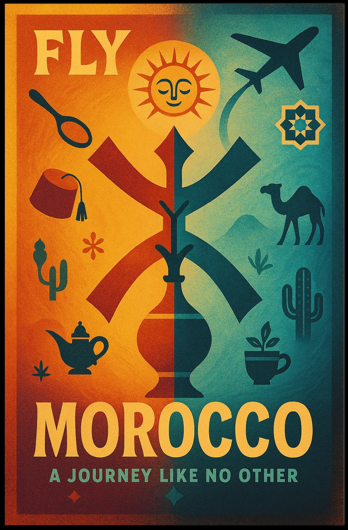 Fly Morocco A Journey Like No Other Poster